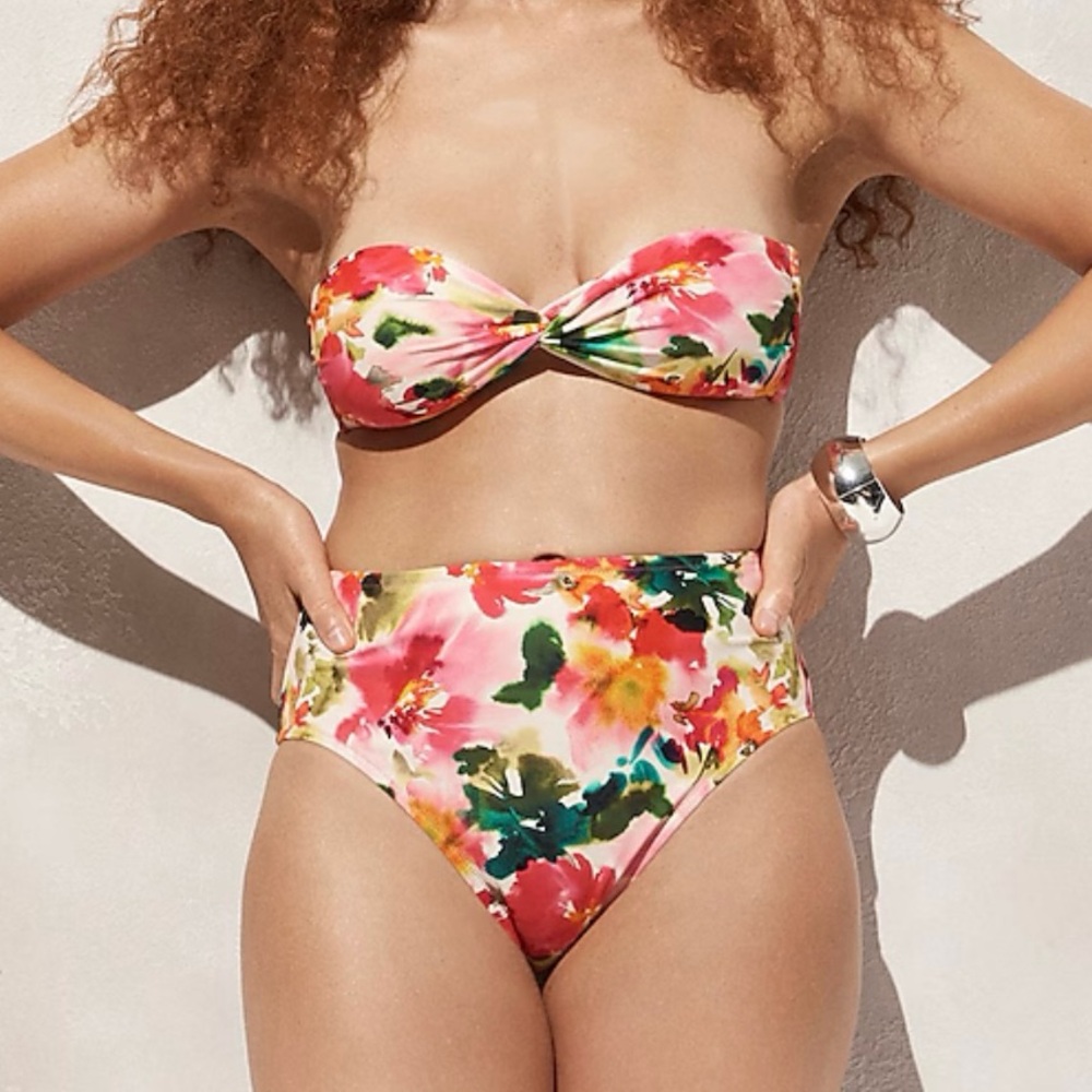Floral brand new jcrew bathing suit.